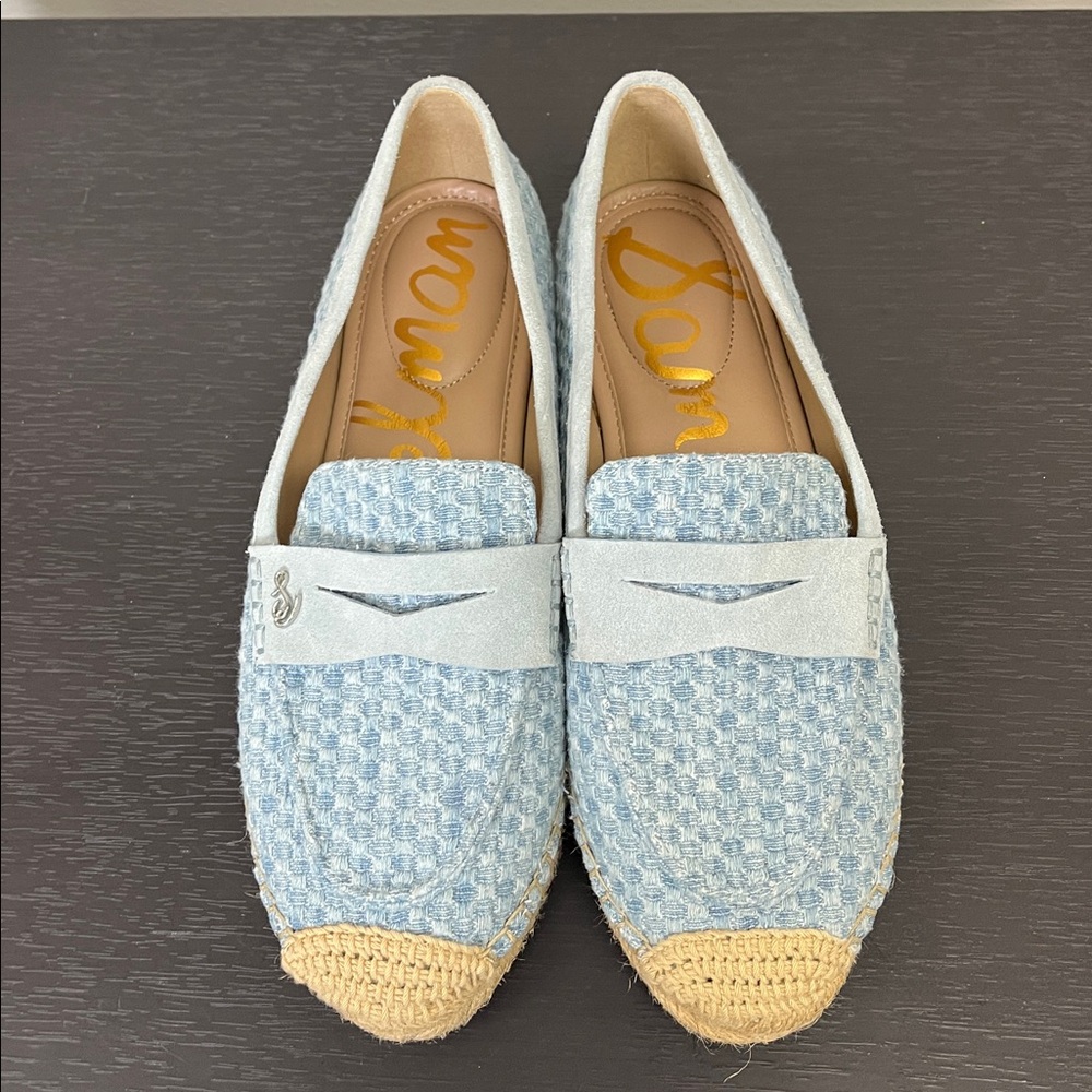 SAM EDELMAN - Kai 2 Espadrille Flat Loafer Montrose Blue Denim
